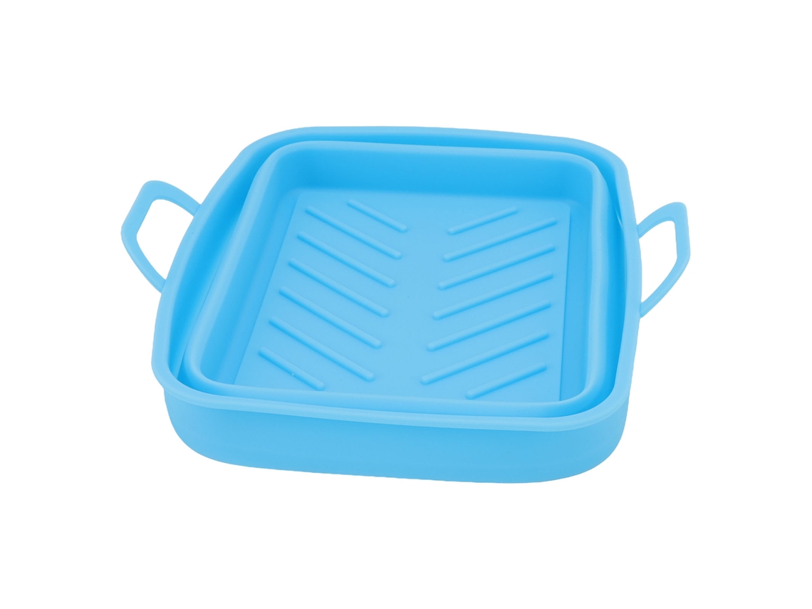 Laxiscreed Panela De Silicone Para Air Fryer, Compatível Com Temperaturas Elevadas E Fácil Manutenção