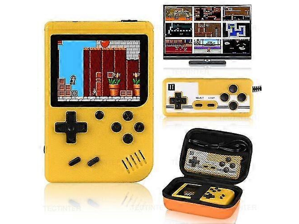Mini Console De Videogame Retrô Portátil Com 400 Jogos Integrados, 8 Bits, 3 Polegadas E Controle Ly Ebike