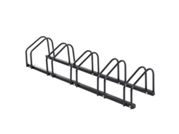 Suporte Para 5 Bicicletas Em Aço Preto, Compatível Com Pneus De 65mm