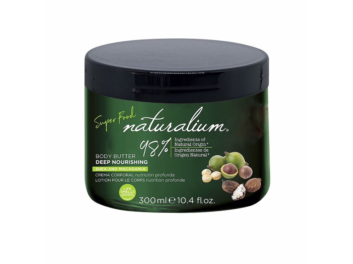 Super Food Macadamia Body Butter Naturalium 300 ml