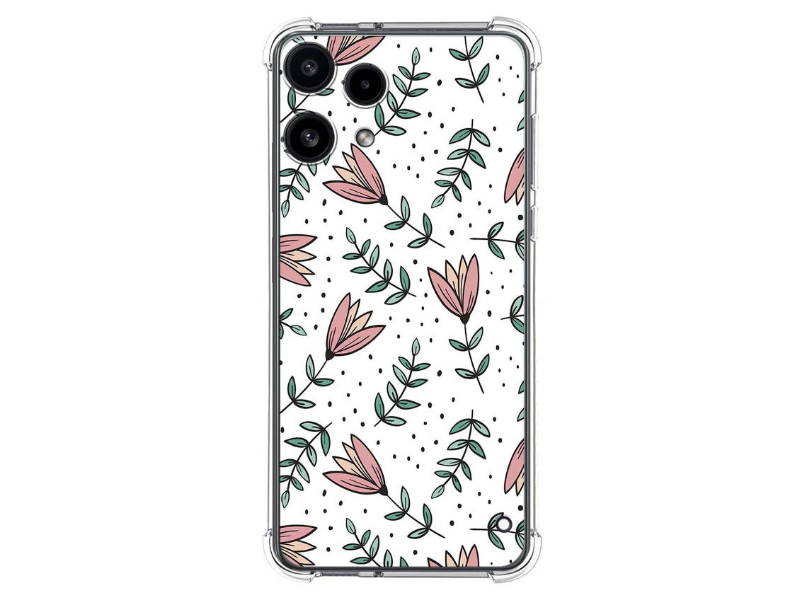 Capa Tumundosmartphone De Silicone À Prova De Choque Para Nothing Phone 3a Lite 5g Com Estampa Floral 01 Desenho