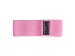 Bandas de resistência rosa antiderrapantes para quadril, leves, unissex, para pernas e panturrilhas