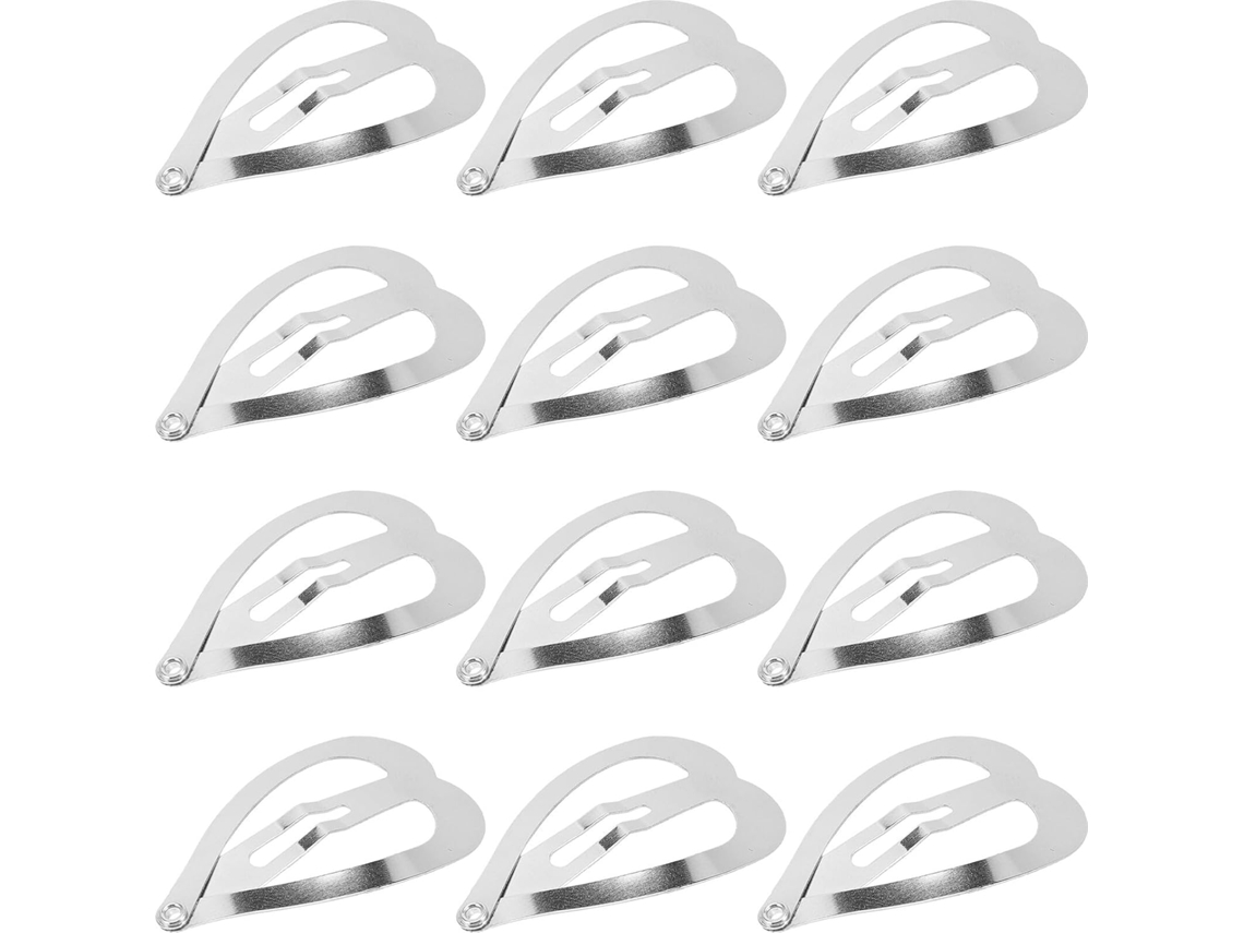 Conjunto De 100 Presilhas De Cabelo Em Formato De Coração Para Meninas, Presilhas Sólidas