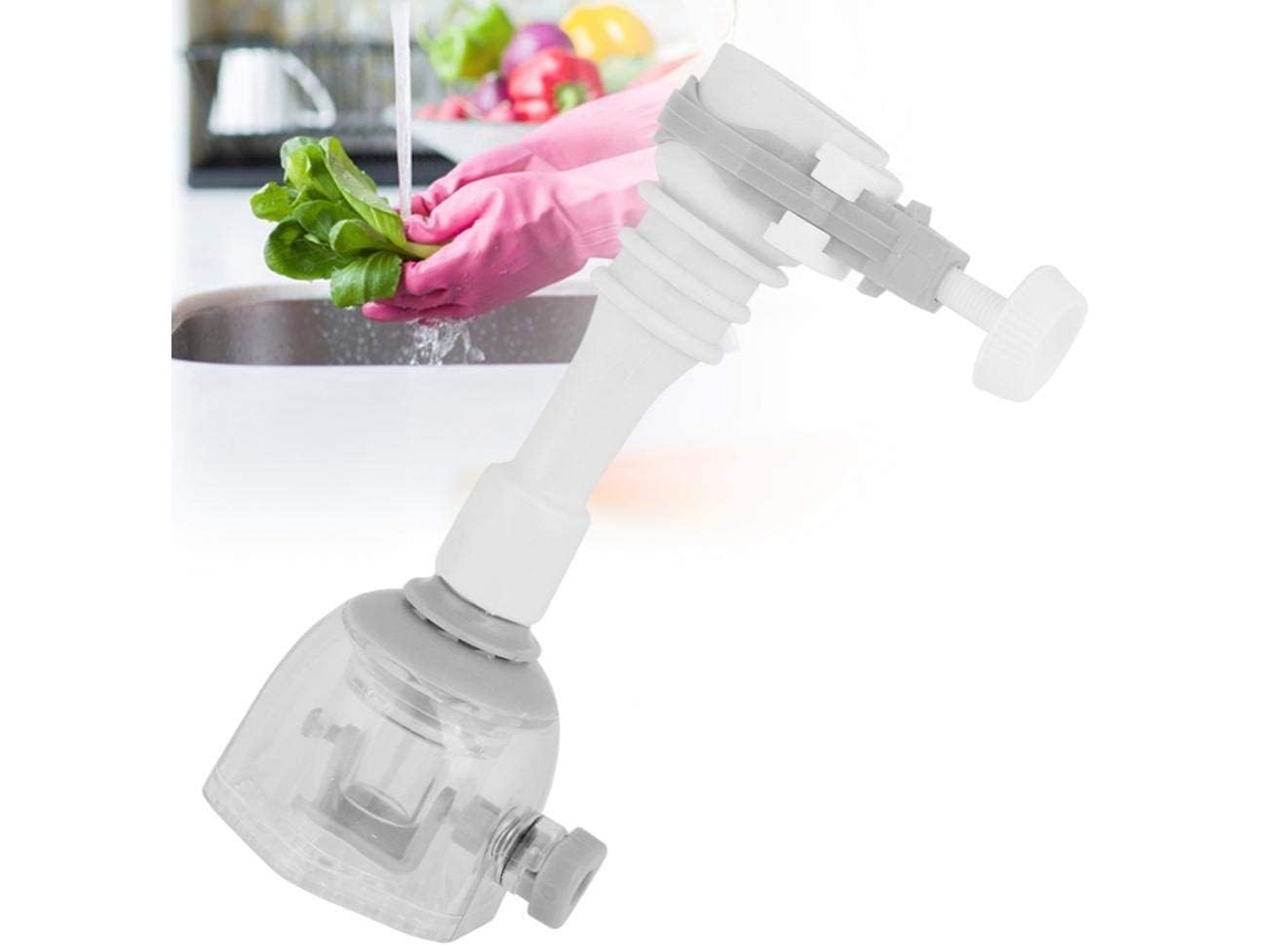 Arejador Para Torneira, Cinza) Extensor Para Torneira De Cozinha Com Arejador Giratório 360° 2, (18cm