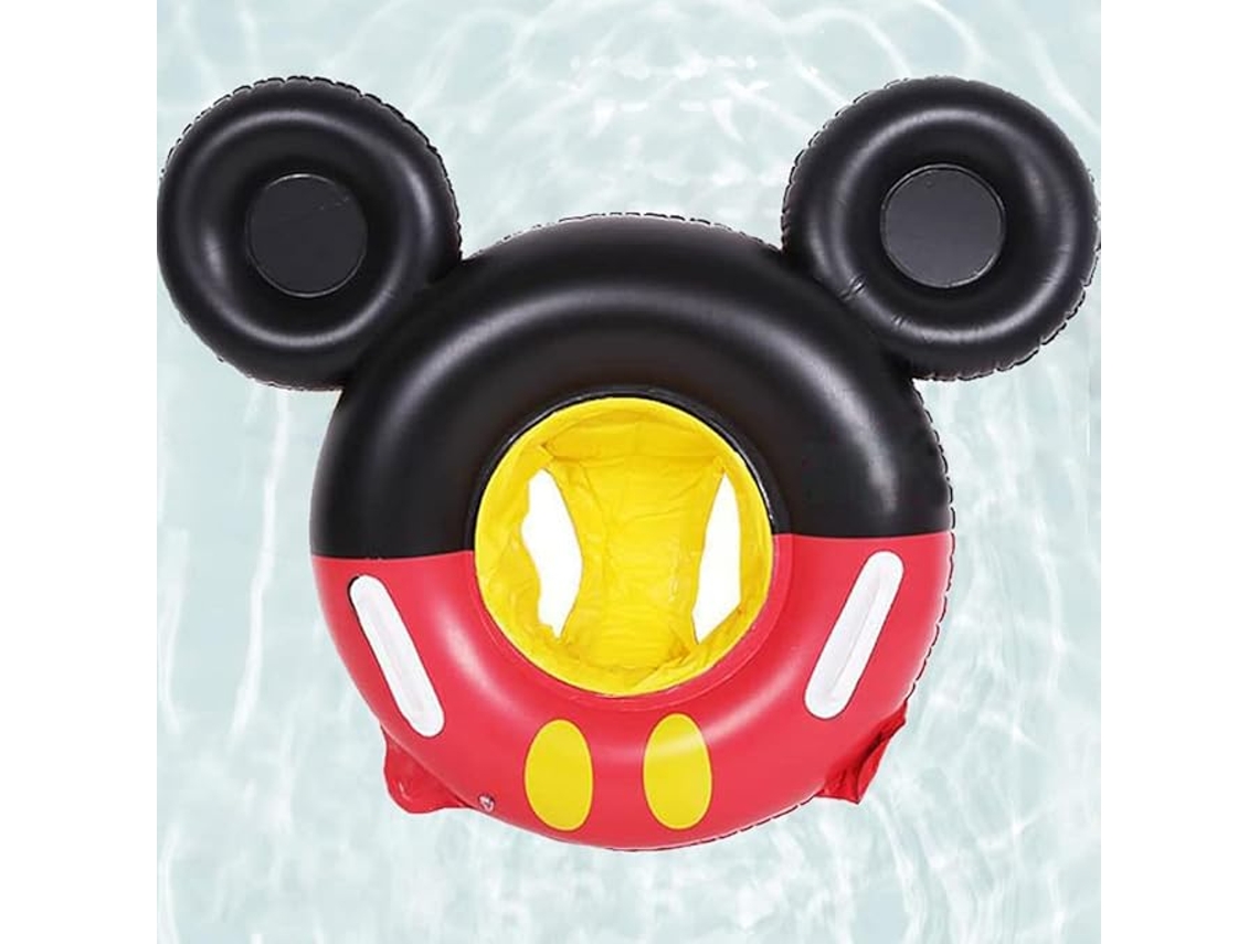 Boia inflável infantil para piscina até 20 kg brinquedo de banho preta SIURN
