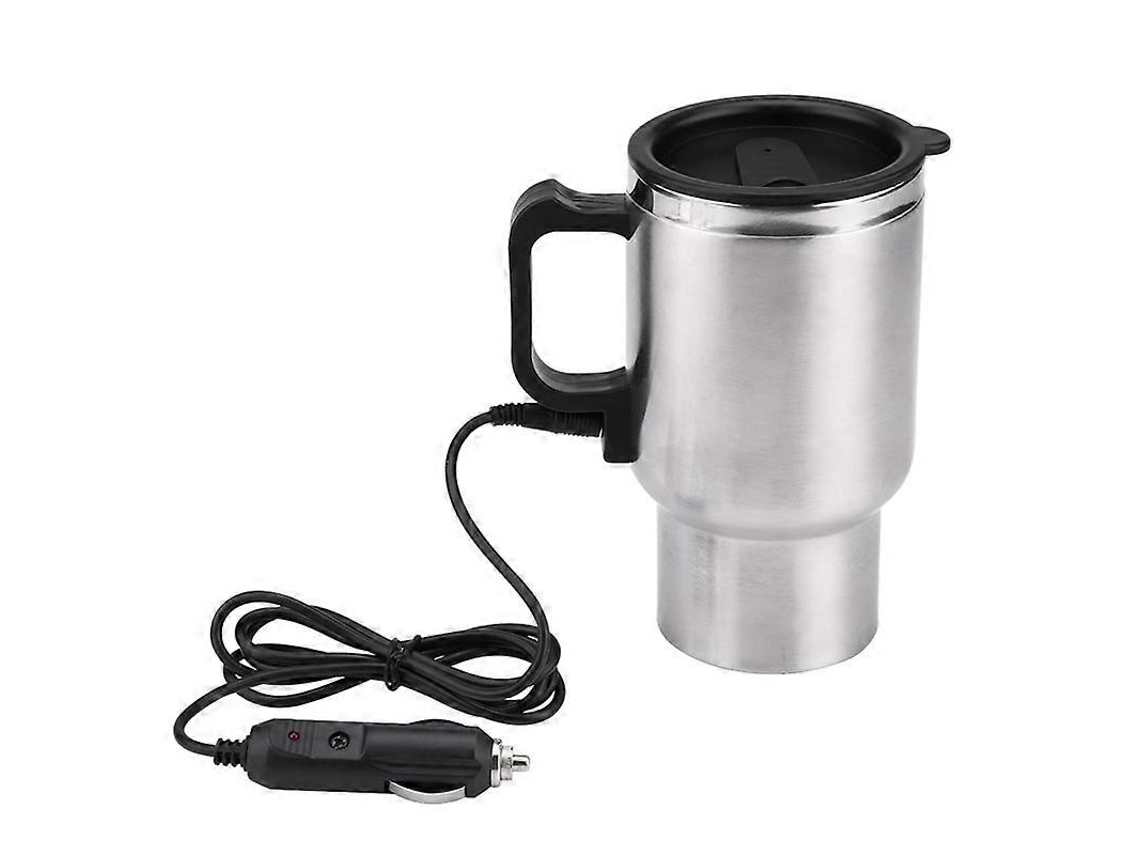 Caneca Térmica De Aço Inoxidável Para Carro 450ml 12v Com Aquecimento Usb Para Café Ly Ebike