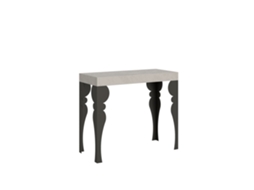 Mesa De Console Extensível Paxon Small Premium Cashmere 90x40/196 Cm Itamoby