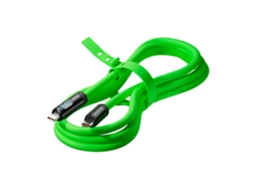 Cabo De Carregamento Usb-c Silicone Macio 240 W Para Rápido E