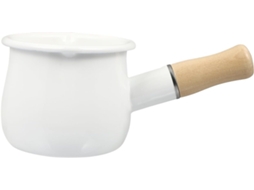 De Leite Esmaltada Para Cozinha, Pequena Caçarola Para Preparar Sopas E Pudins. Gokoco
