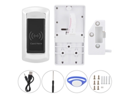 Smart Dater Para Cacifo Por Indução (modelo Zd207, Prateado, Com Pulseira De Silicone Com Cartão)