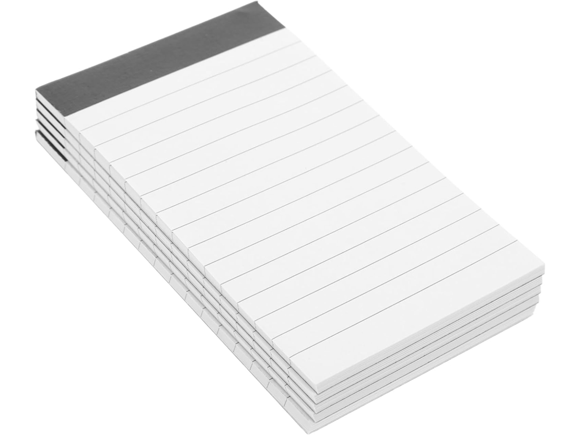 5 Peças Calepins De Poche Com Lignes Bloc Notes Rigide À Reliure Supérieure Papier Épais Antitranspirante De