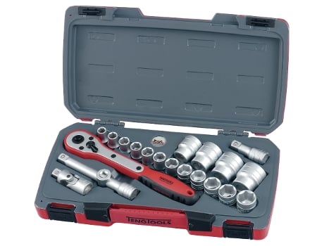 Jogo Chaves de Caixa 1/2' Teng Tools  21 Peças