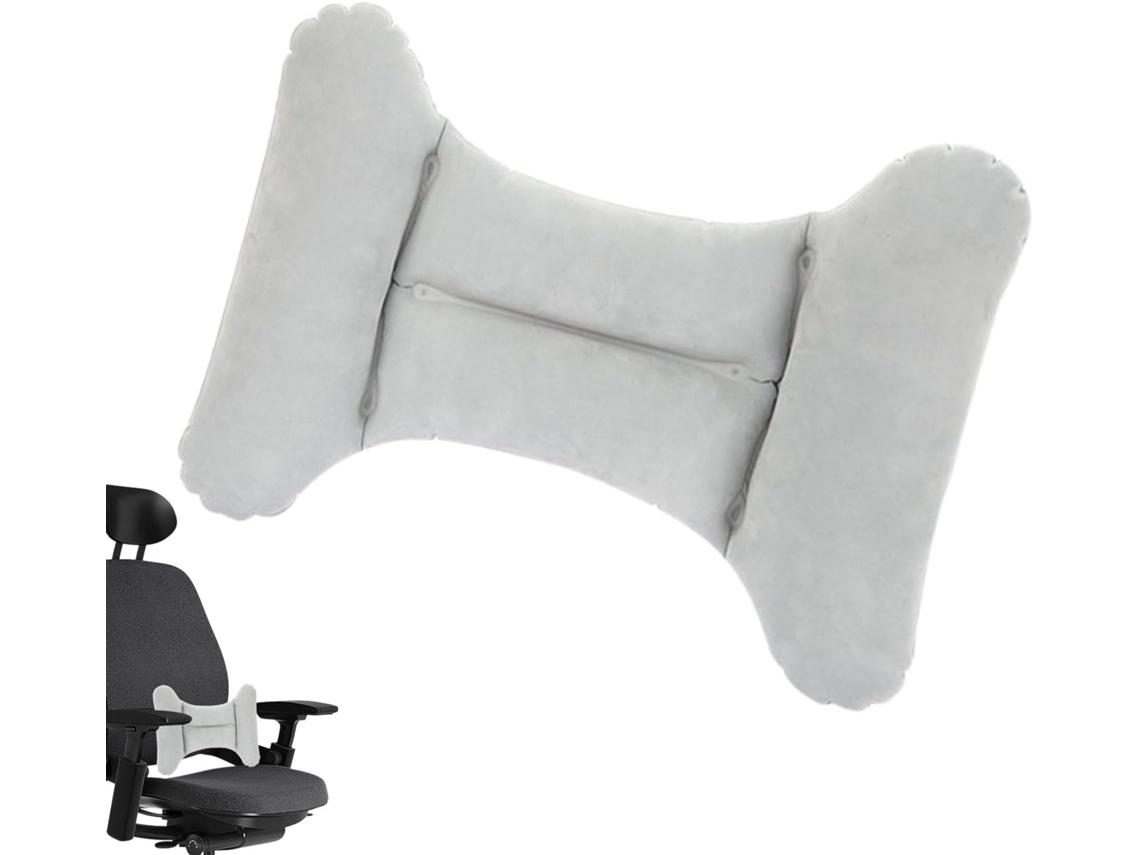 Almofada Lombar Inflável, de Viagem, com Suporte em Formato H Ergonômica para as Costas CHABERLU