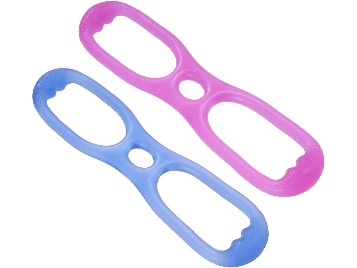 Nolitoy 2 Unidades De Faixas Elásticas Resistência Para Desenvolvimento Do Peito, Em Silicone, Musculação
