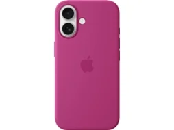 Capa APPLE Silicone Case com MagSafe para iPhone 16 (Fuchsia)