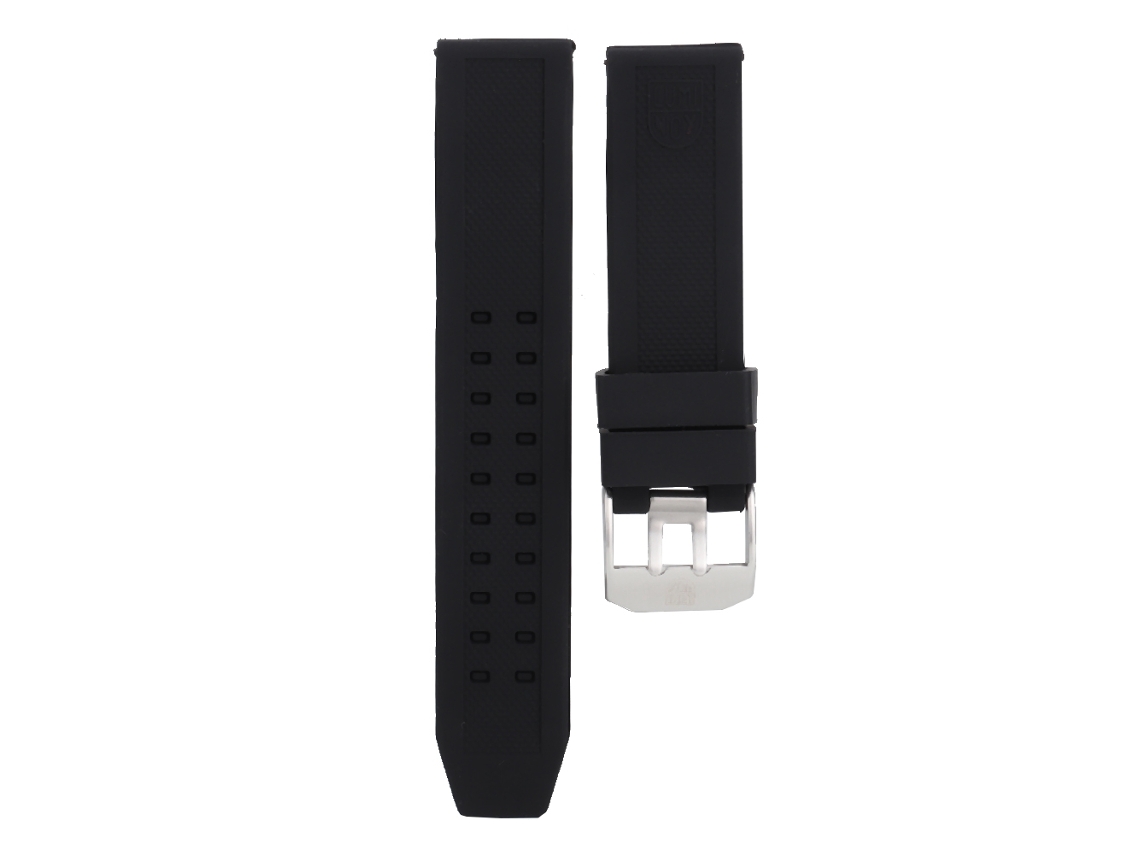Pulseira de Relógio de Silicone Universal Ajustável com Fivela Prata Cor Sólida