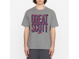 Rockinstone Back To The Future Movie Great Scott Heather Graphite Adult T-shirt Size:xxl