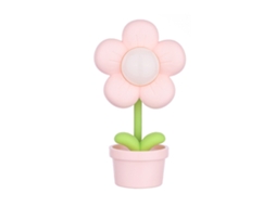 Lâmpada de Mesa Led Mini em Forma de Vaso de Flor Portátil para Quarto e Acampamento