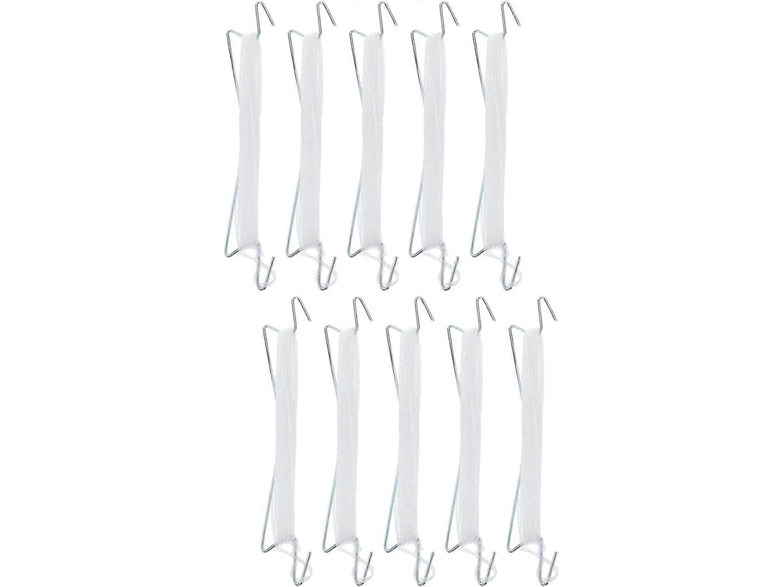 Omni 10 Ganchos para Plantas de Tomate Jardinera Con Cable Resistente a Presión para Tomates, Pepinos Y Plantas Trepadoras 10m