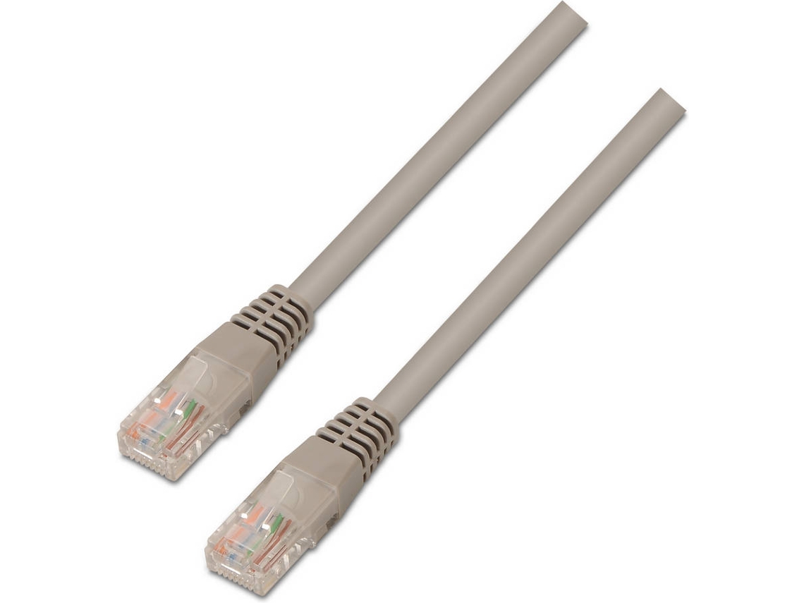 Cabo de Rede AISENS (RJ45 - 25 cm - Cinzento)