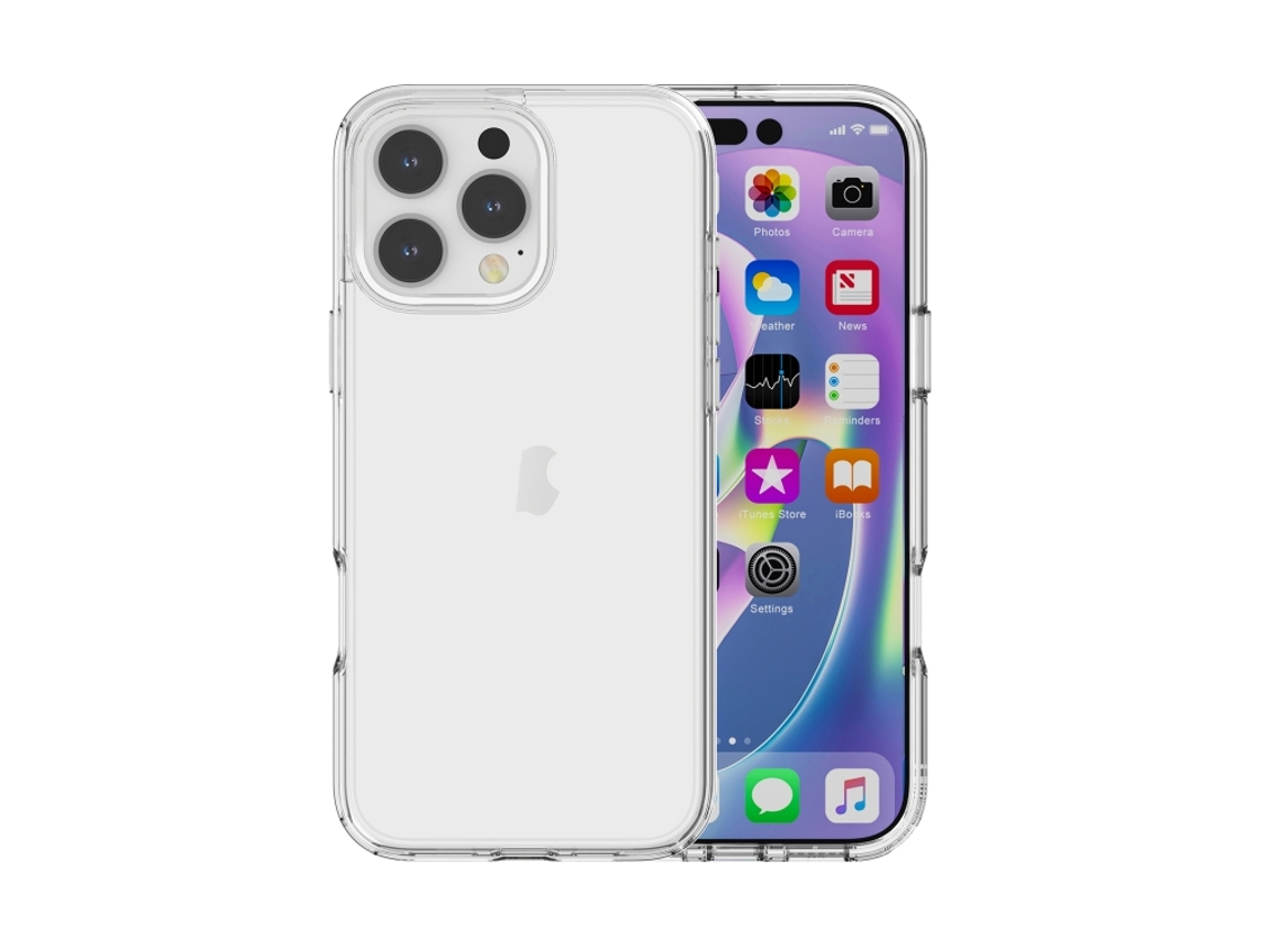Capa Transparente À Prova De Choque Para Iphone 16 Pro - Terminator