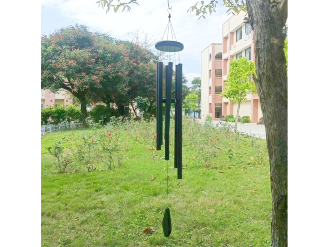 Sinos De Vento Lurelia De Nylon, Exterior Grande Decoração, Melodias Calmantes Com Som Profundo, Sinos De Vento Para Exterior, Sinos