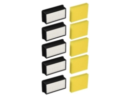 5 filtros de pacote para kit de filtros de substituição de aspiradores bissell 1008 cleanview, compare com a parte 2032663 e 1601502