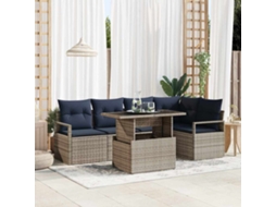 Vidaxl Conjunto De Sofá De Jardim 6 Unid. 5-número De Lugares