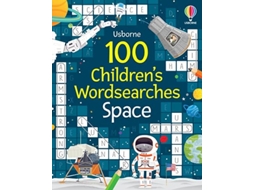 Livro 100 Childrens Wordsearches Space de Phillip Clarke (Inglês)