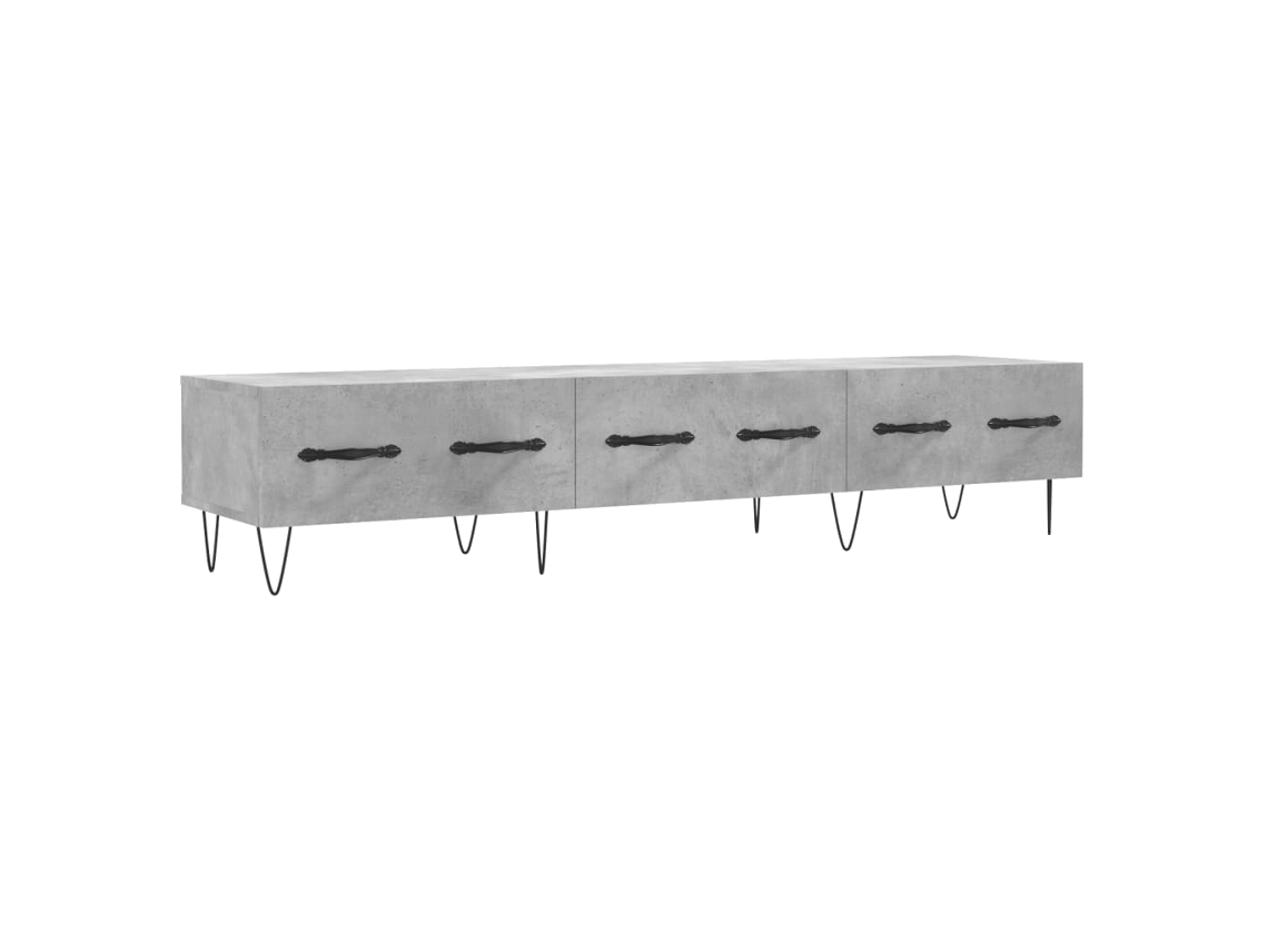Tv Cabinet, Tv Cabinets Vidaxl Cinzeto Madeira Processada (n/a)