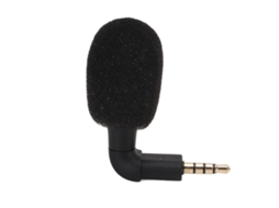 Micrófono Mini Omnidireccional Com Jack 3.5mm, Mic Pequeno Portátil, Mic Áudio Mini Para Lavalier