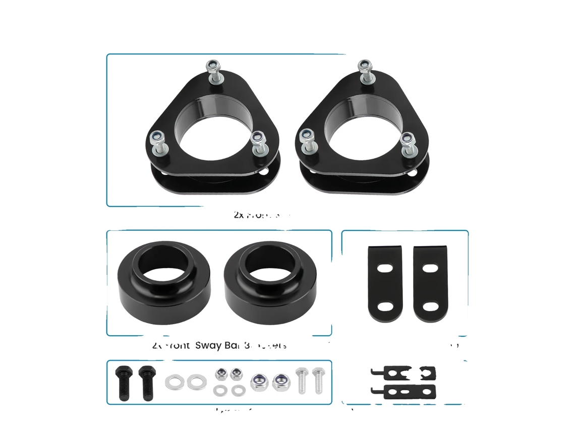 Kit De Elevação Toyota Rav4, 2 Frente, 1.5 Traseira, Instalação Fácil Com Parafuso