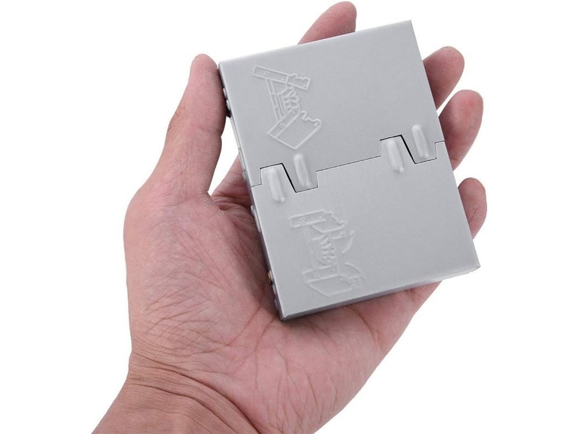 Estufa de álcool plegable, 95x75mm, resistente, para atividades ao ar livre e interiores S/MARCA