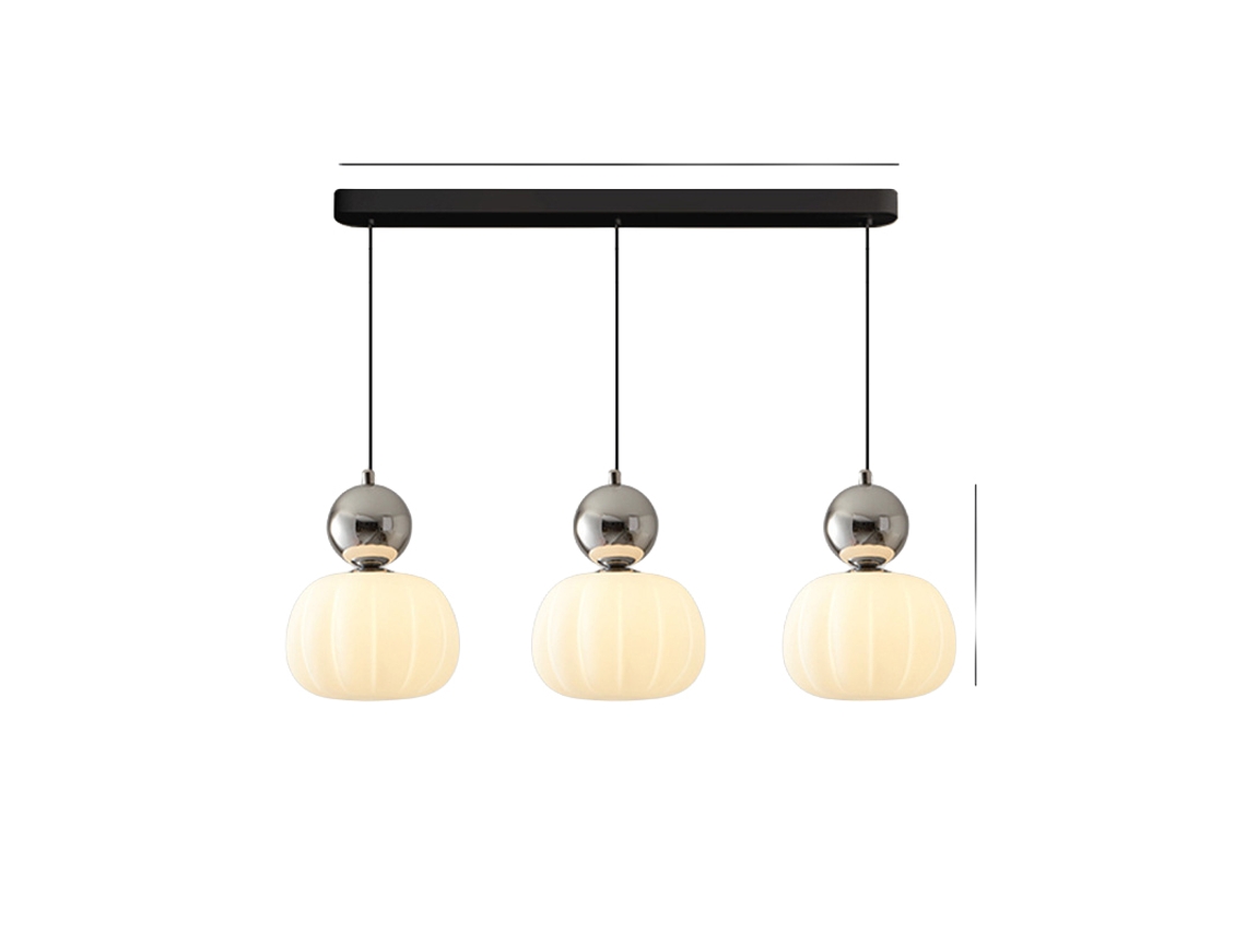 Laxiscreed Luz De Teto De Abóbora Com Três Pêras Para Quarto – Design Moderno E Sofisticado