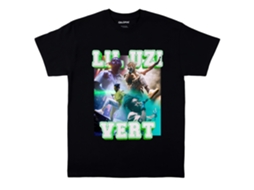 Camiseta vintage Rockinstone Lil Uzi Vert - Luv, preta, unissex, tamanho XXXG.