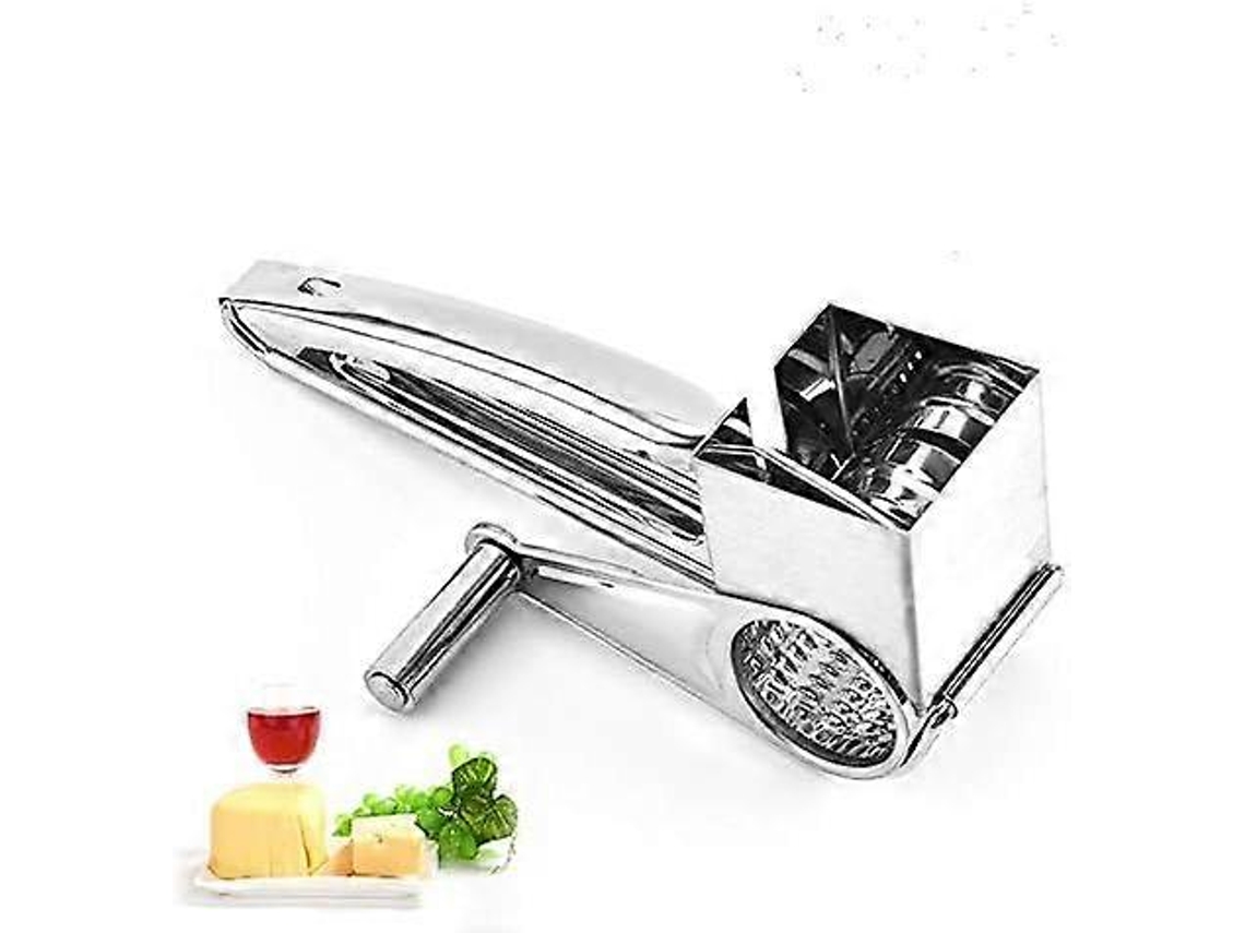 Ralador De Queijo Rotativo Em Aço Inoxidável Para Cortar Alho, Nozes, Gengibre E Cenoura. Aquaforge