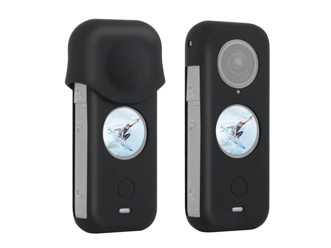 Puluz Full Body Dustproof Silicone Protective Case With Lens Cover Replacement For Insta360 One X2 Panoramic Camera LAXISCREED