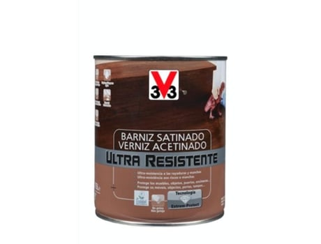 Verniz Interior Acetinado Ultra-Resistente Cereja