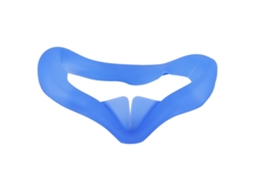 Aetheria capa Facial de Silicone para Quest 2 Almofada Lavável Antisuor Bloqueador de Luz Vr Azul Escuro