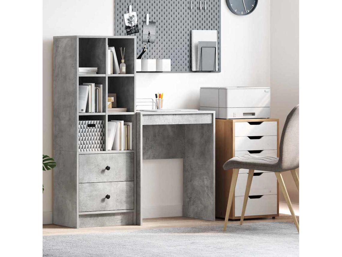 Vidaxl Mesa Cinzento 60 X 40 X 76 Cm