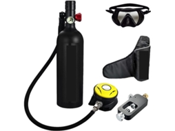 Mini Cilindro de Mergulho SFUSHOS com Respirador, Estilo Lazer ao Ar Livre