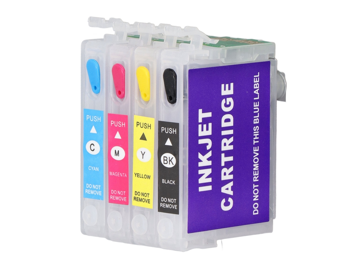 Cartuchos De Tinta Reutilizáveis T1381 T1332 T1333 T1334 Para Impressora Inkjet