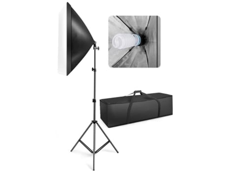 Caixa de Luz Iluminação Fotografia Luz Contínua Soft Box 5500K ANDOER