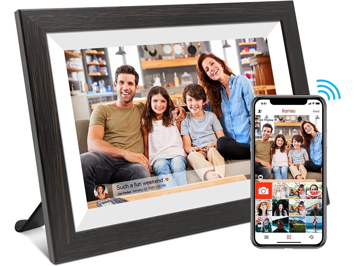 Moldagem digital Wi-Fi de 10 polos, memória interna de 32 GB, suporta reprodução de fotos do celular, com tecido sensível ao toque.