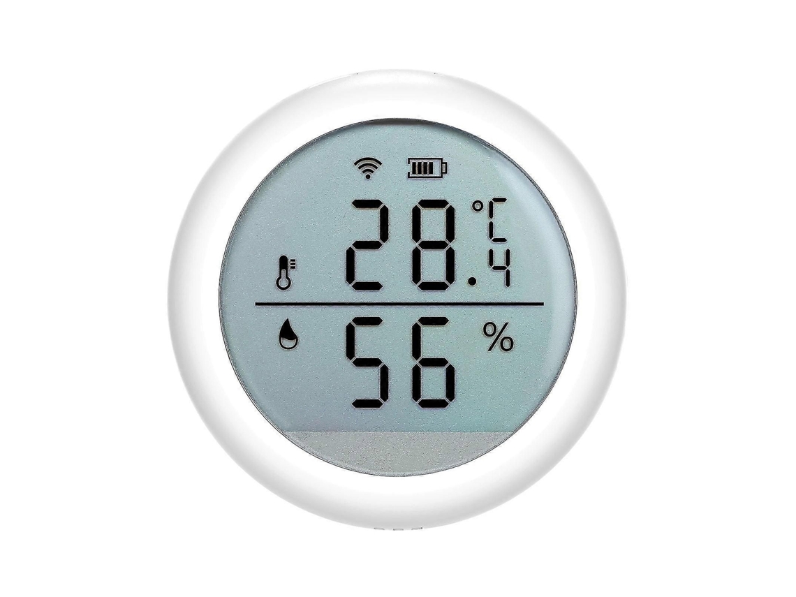 Termômetro E Higrômetro Sem Fio Com Sensor Inteligente De Umidade E Temperatura Via Wi-fi, Com Alertas, Display Lcd E Monitoramento Remoto Por Ap