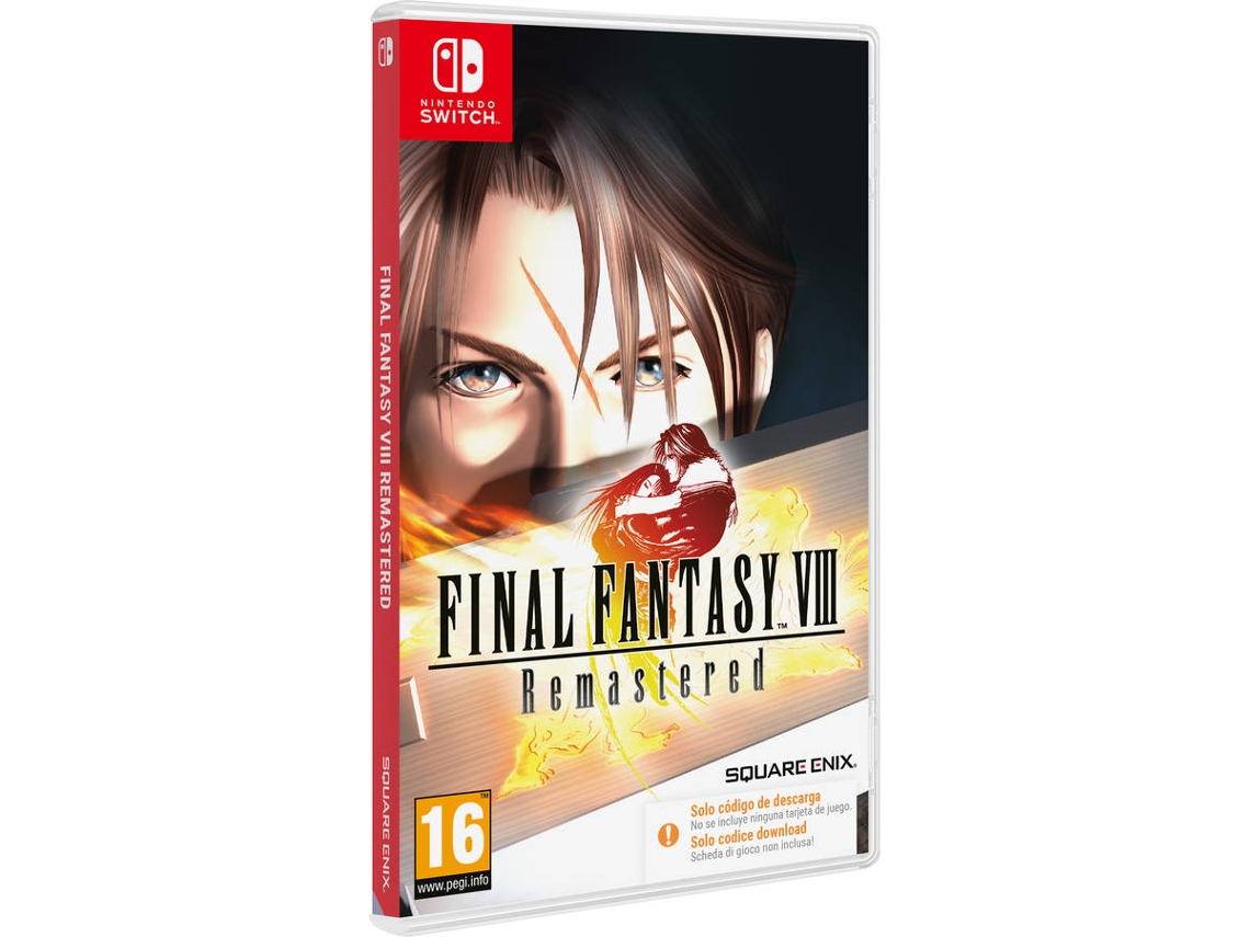 Jogo NSW Final Fantasy VIII Remastered (Código de Descarga na Caixa)
