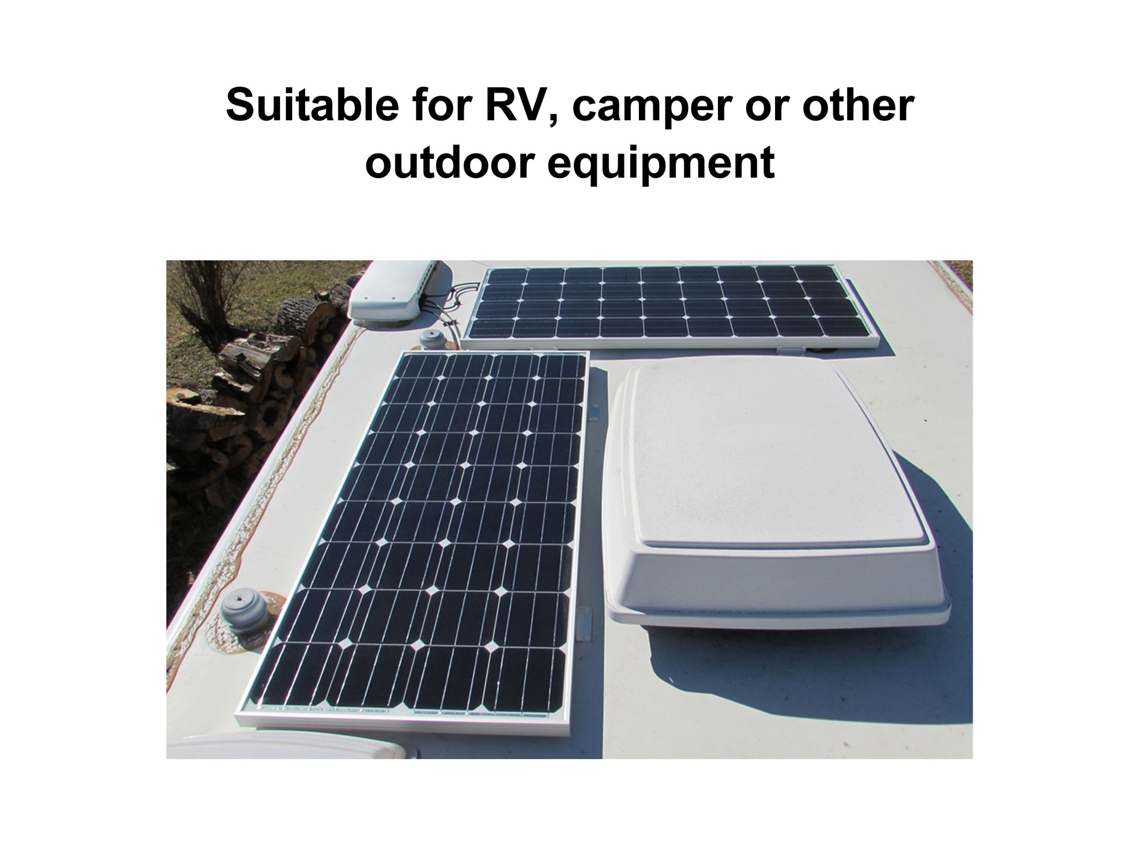 Painel Solar Monocristalino 250 W com Controlador USB BRILVIBERA