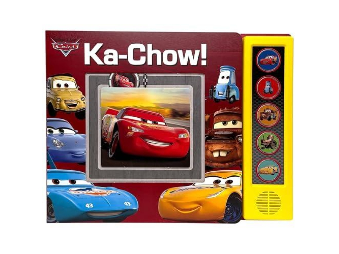 Livro Trace A Track Sound Book Disney Pixar Cars Ka Chow de P I Kids (Inglês)