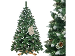 Árvore de Natal Artificial Pinho Diamante 240 Cm com Neve Artificial SPRINGOS