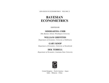 Livro Bayesian Econometrics de Siddhartha Chib, Gary Koop et al. (Inglês - Capa Dura)